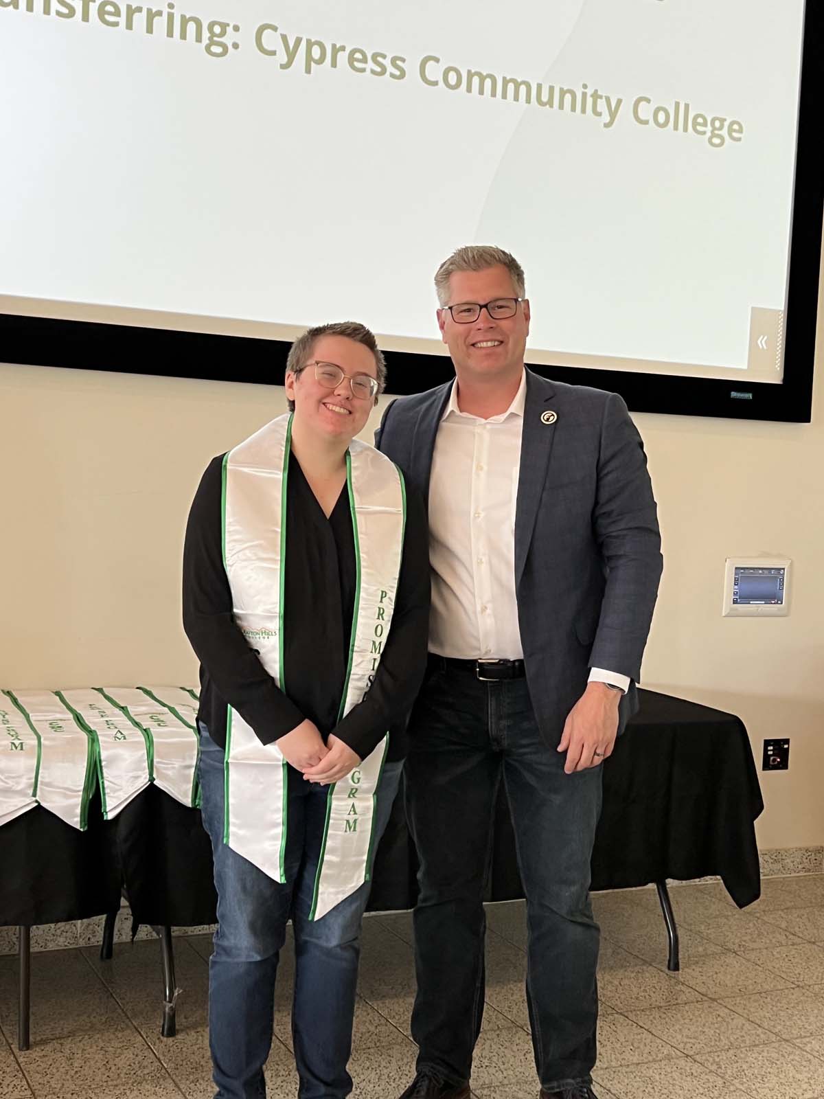 People enjoying the Promise Program Graduation