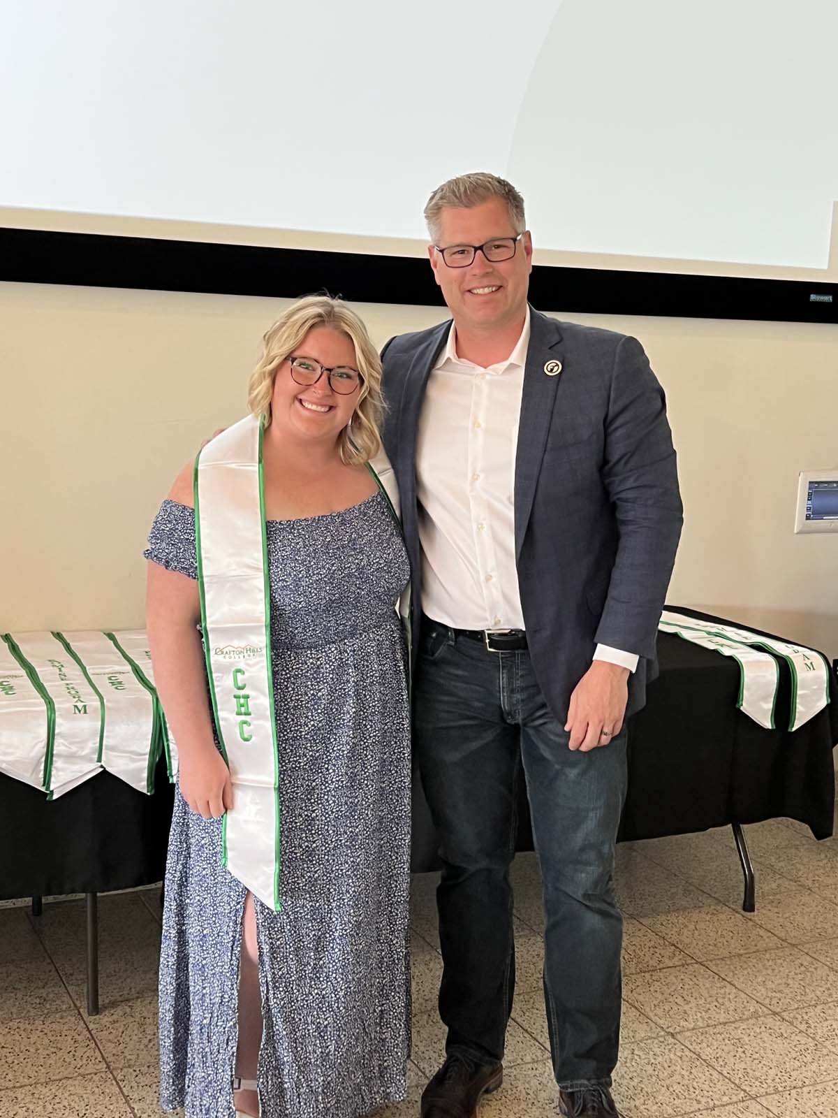 People enjoying the Promise Program Graduation