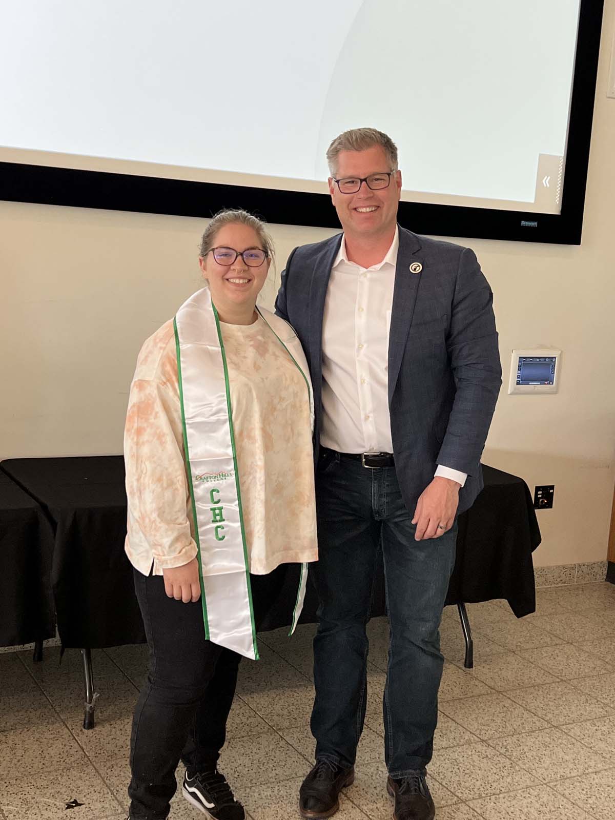 People enjoying the Promise Program Graduation