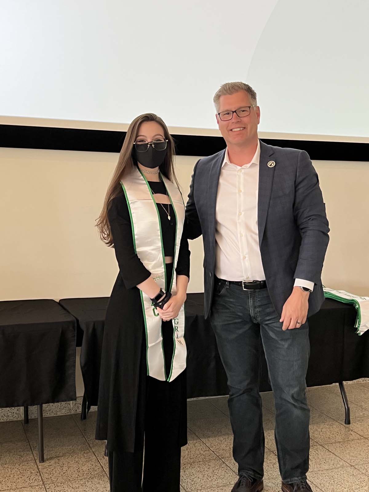 People enjoying the Promise Program Graduation