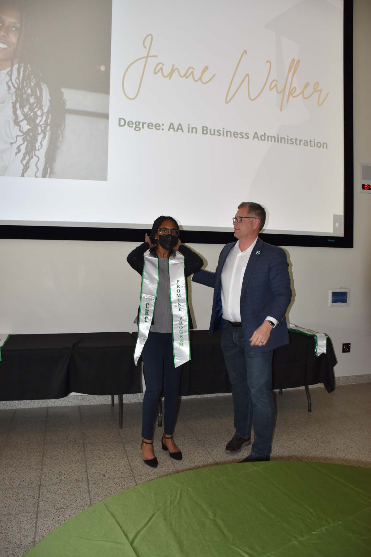 People enjoying the Promise Program Graduation