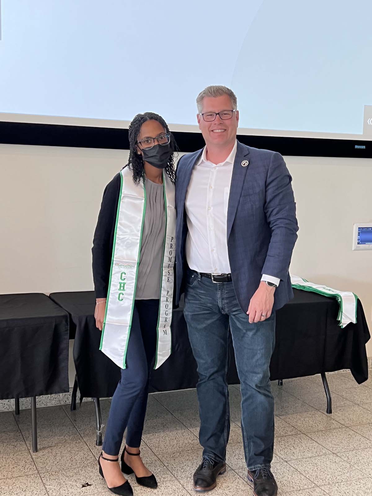 People enjoying the Promise Program Graduation