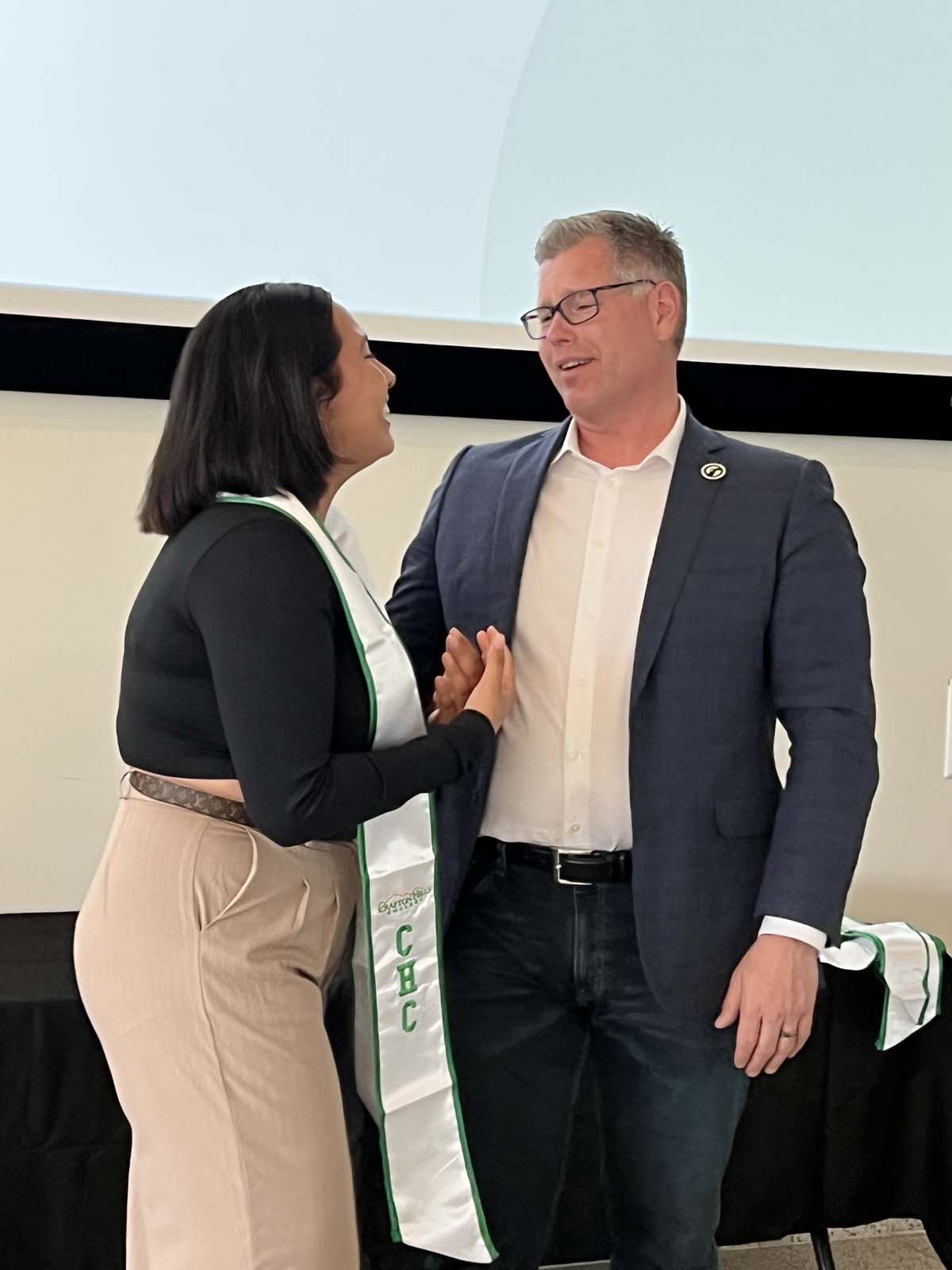 People enjoying the Promise Program Graduation