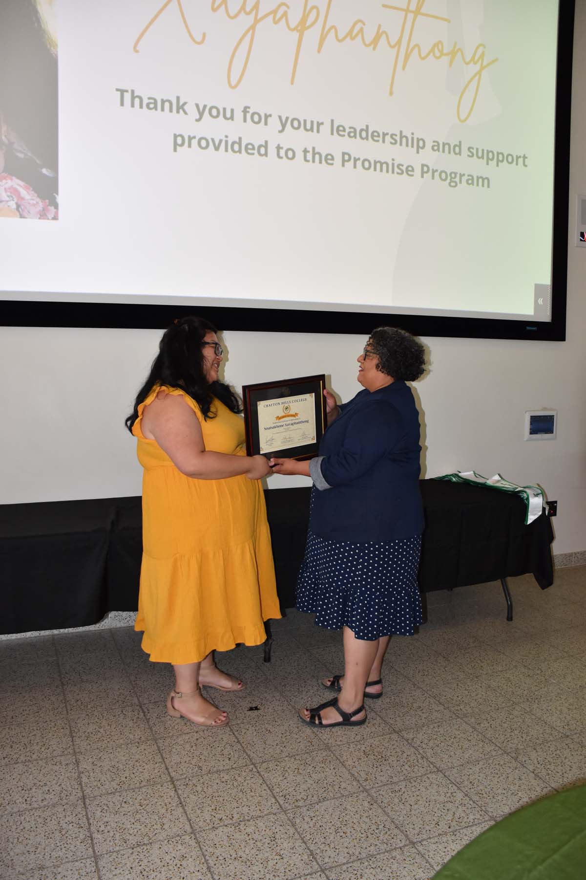 People enjoying the Promise Program Graduation