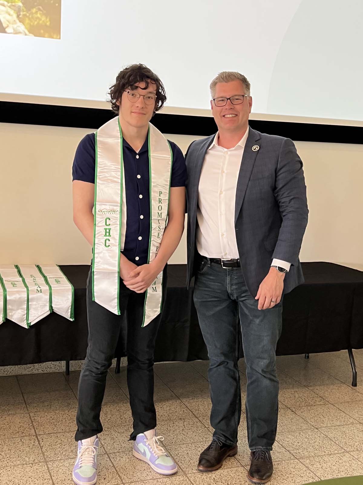 People enjoying the Promise Program Graduation