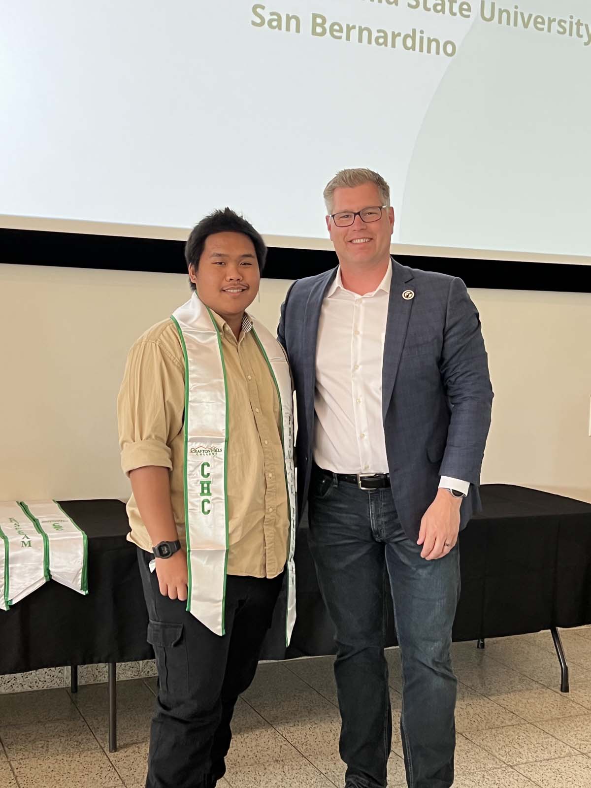 People enjoying the Promise Program Graduation