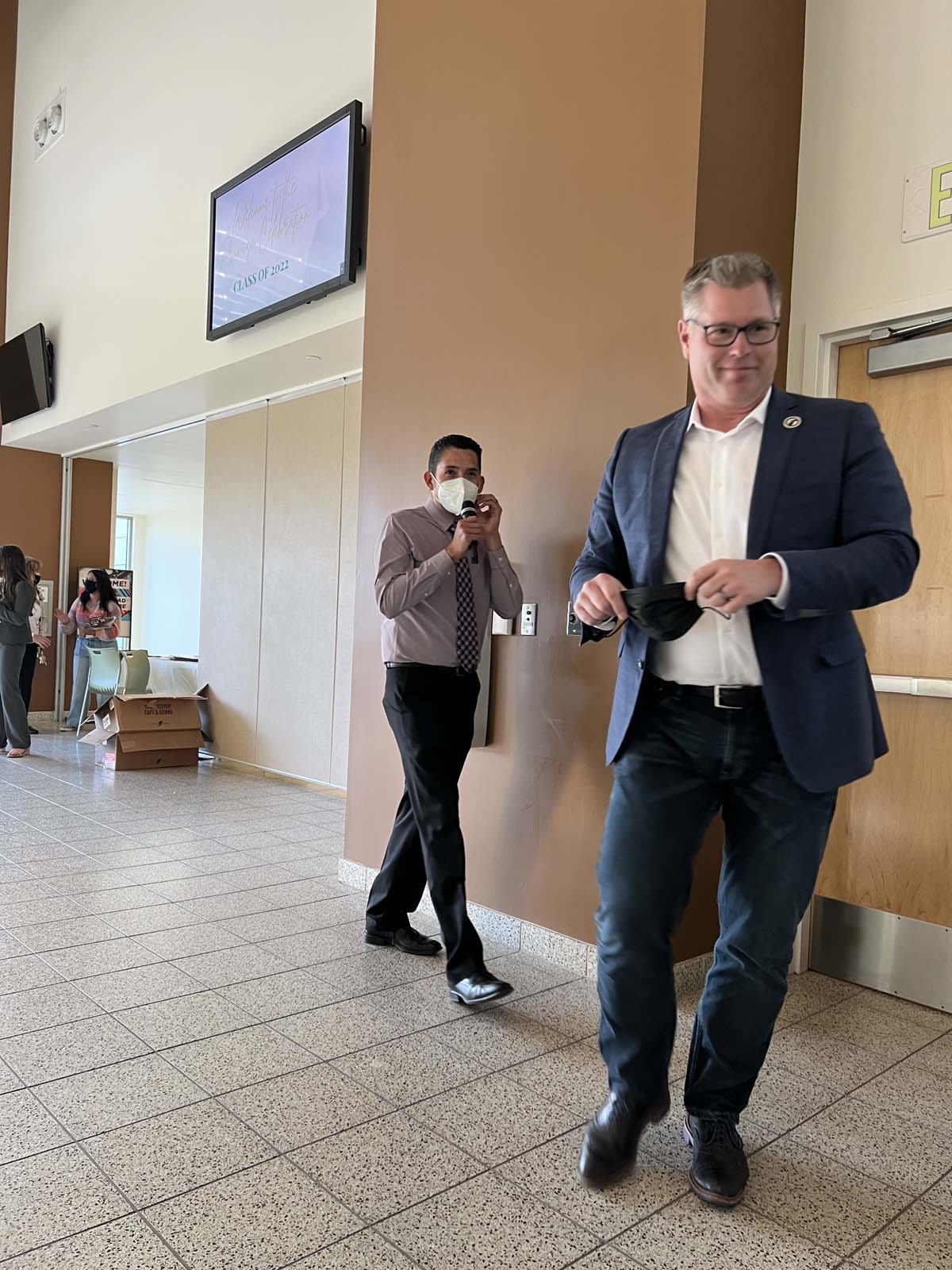 People enjoying the Promise Program Graduation