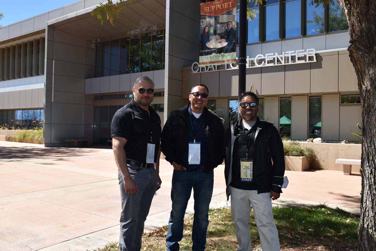 People enjoying Senior Day