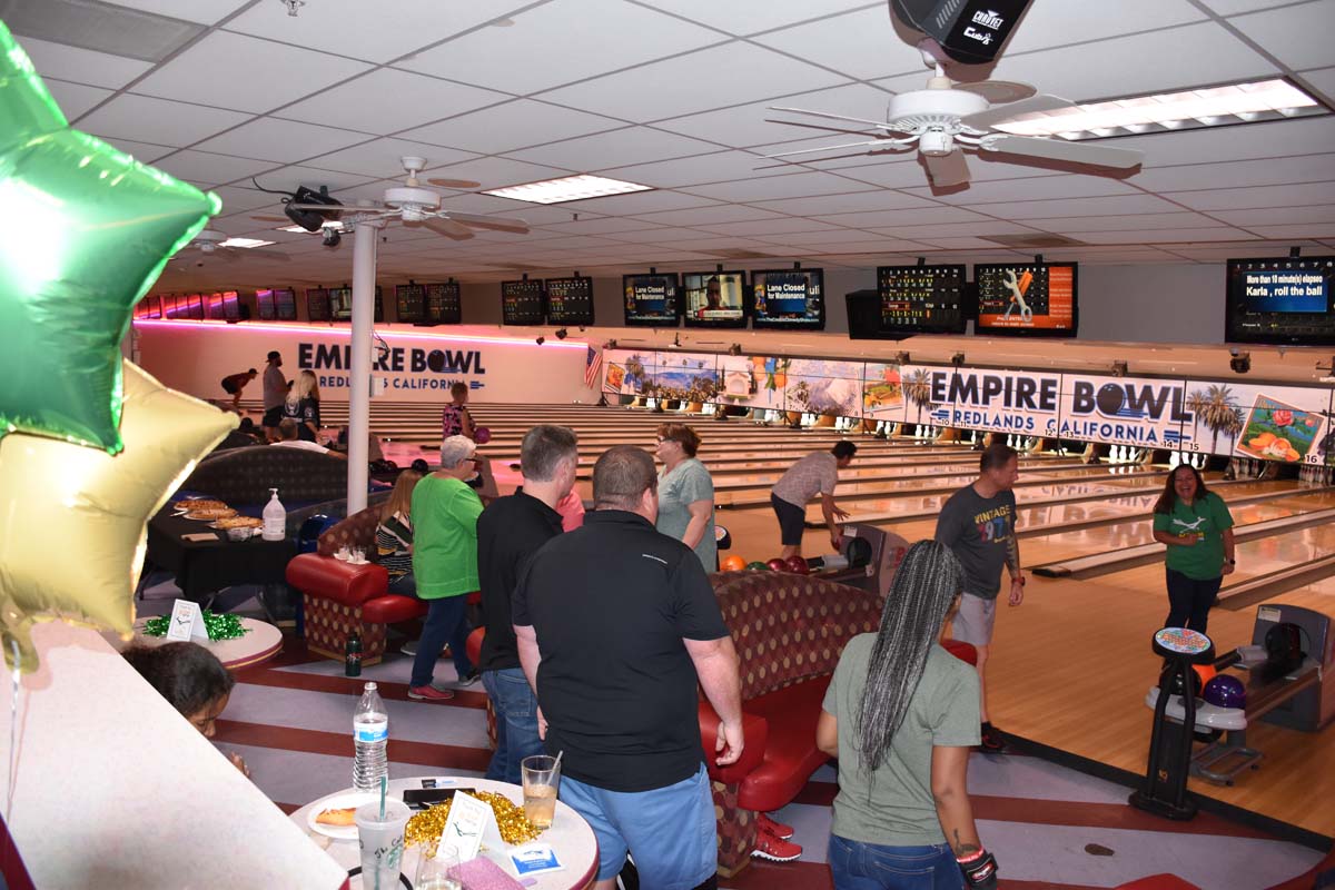People bowling