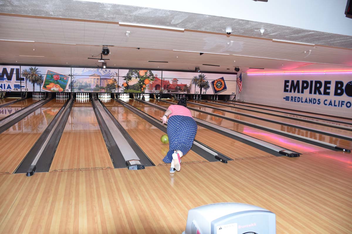 People bowling
