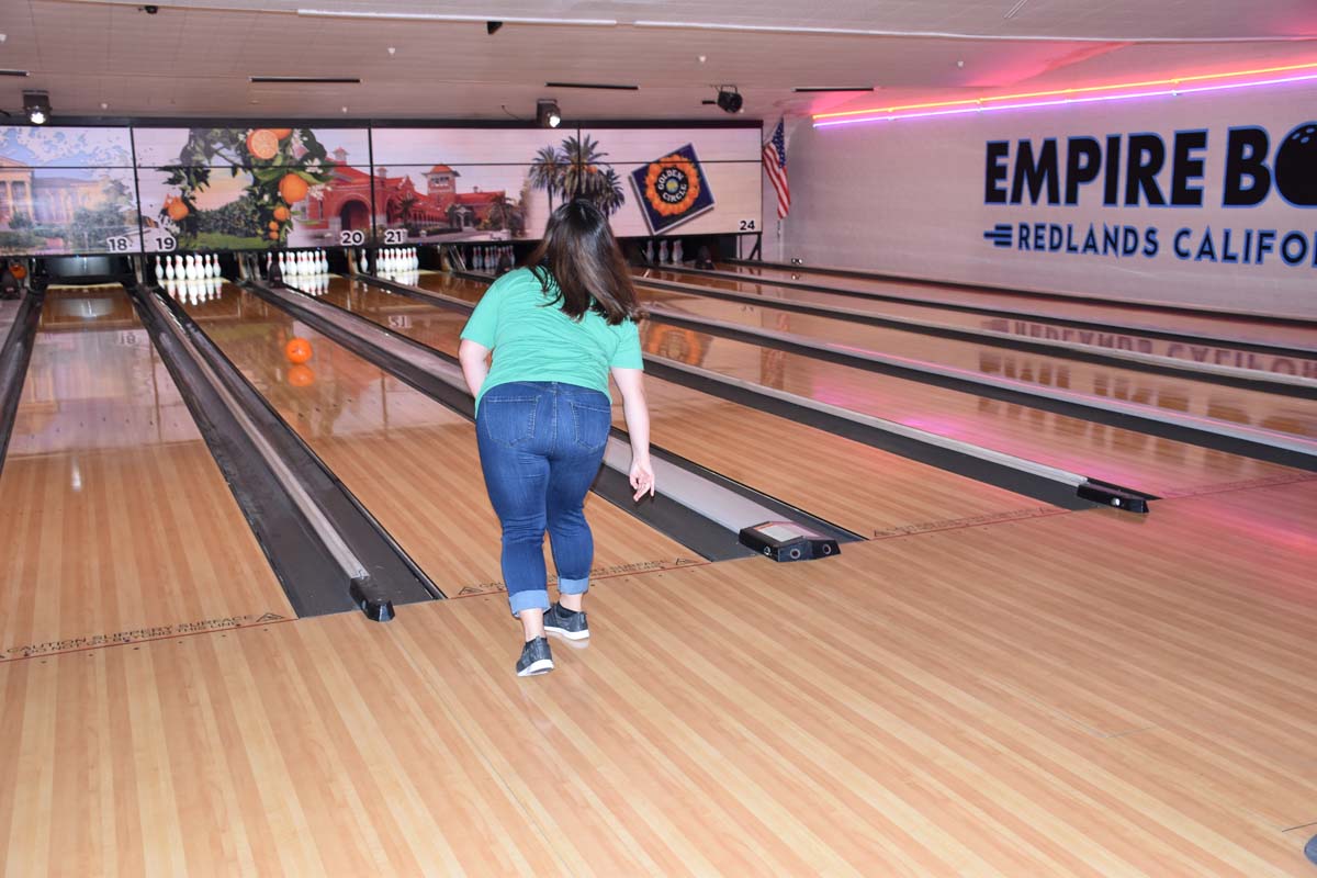 People bowling
