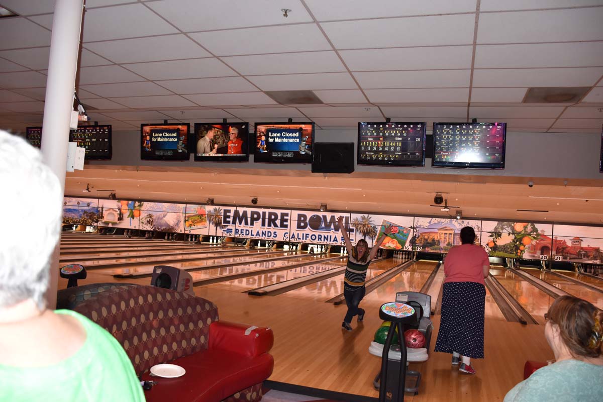 People bowling