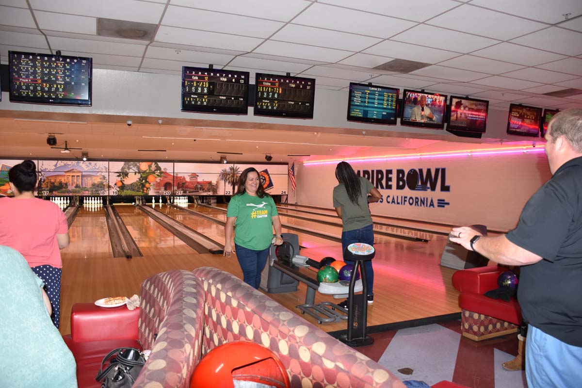 People bowling