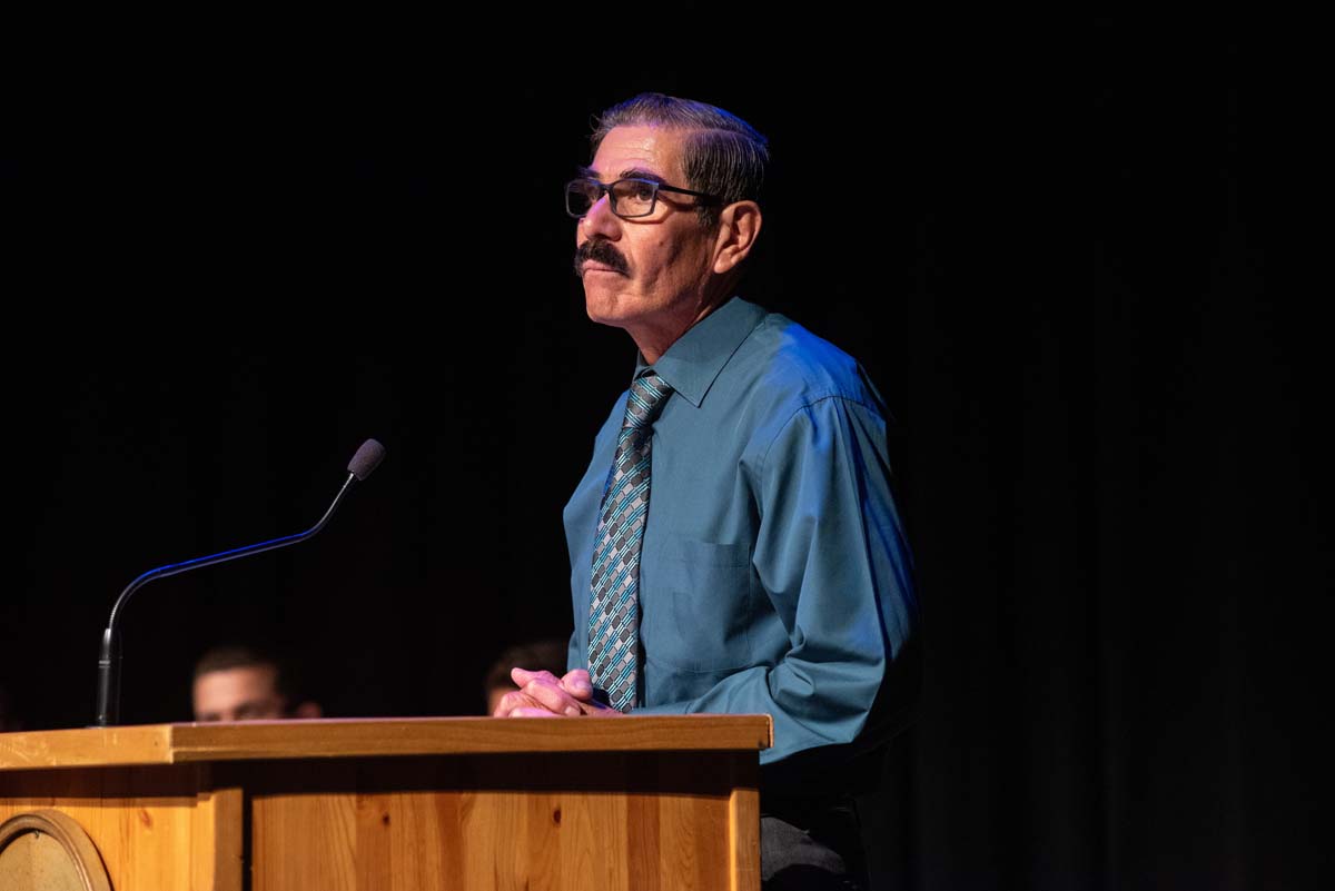 People enjoying Paramedic Graduation