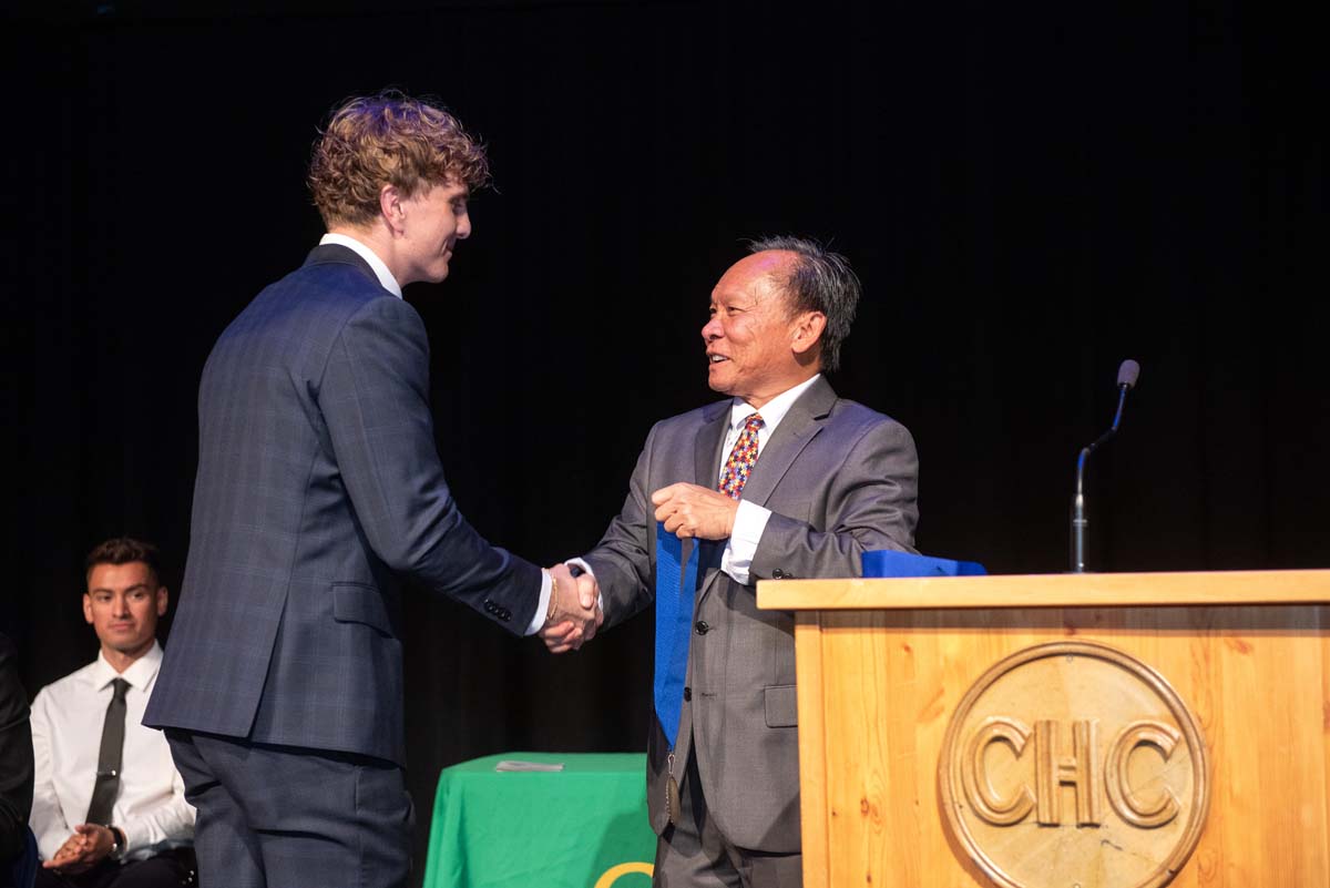 People enjoying Paramedic Graduation