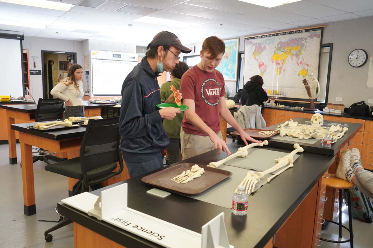 People at Anthropology Open House