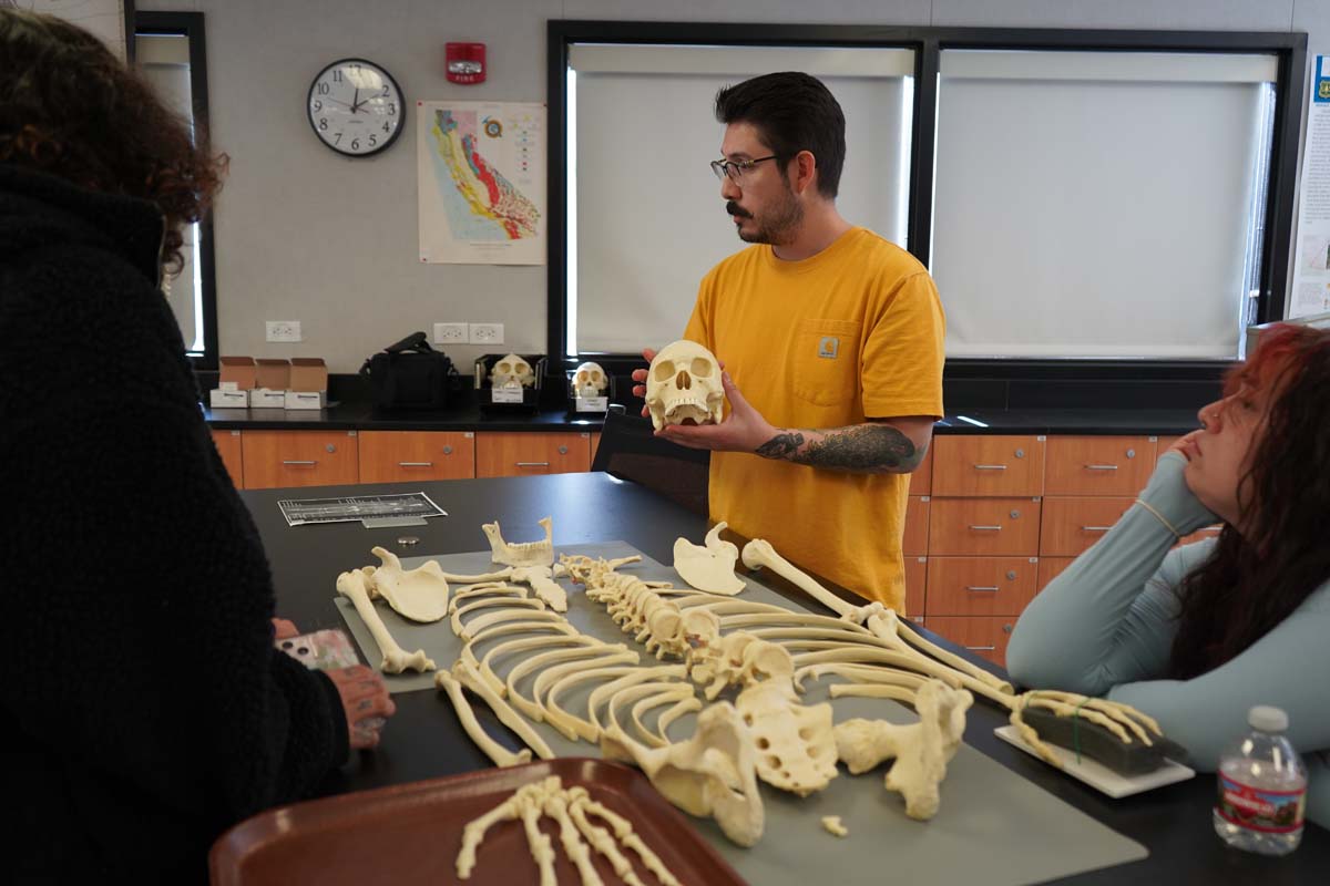 People at Anthropology Open House
