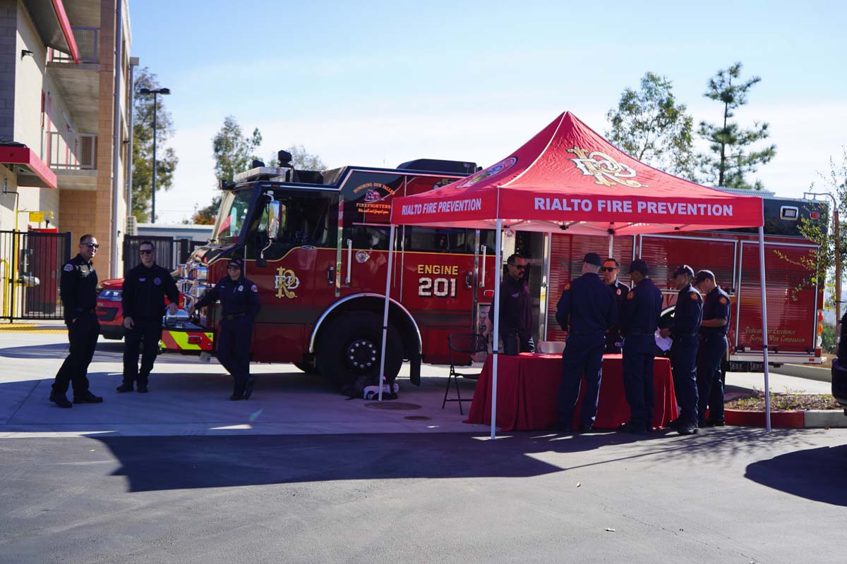 People enjoying the career fair