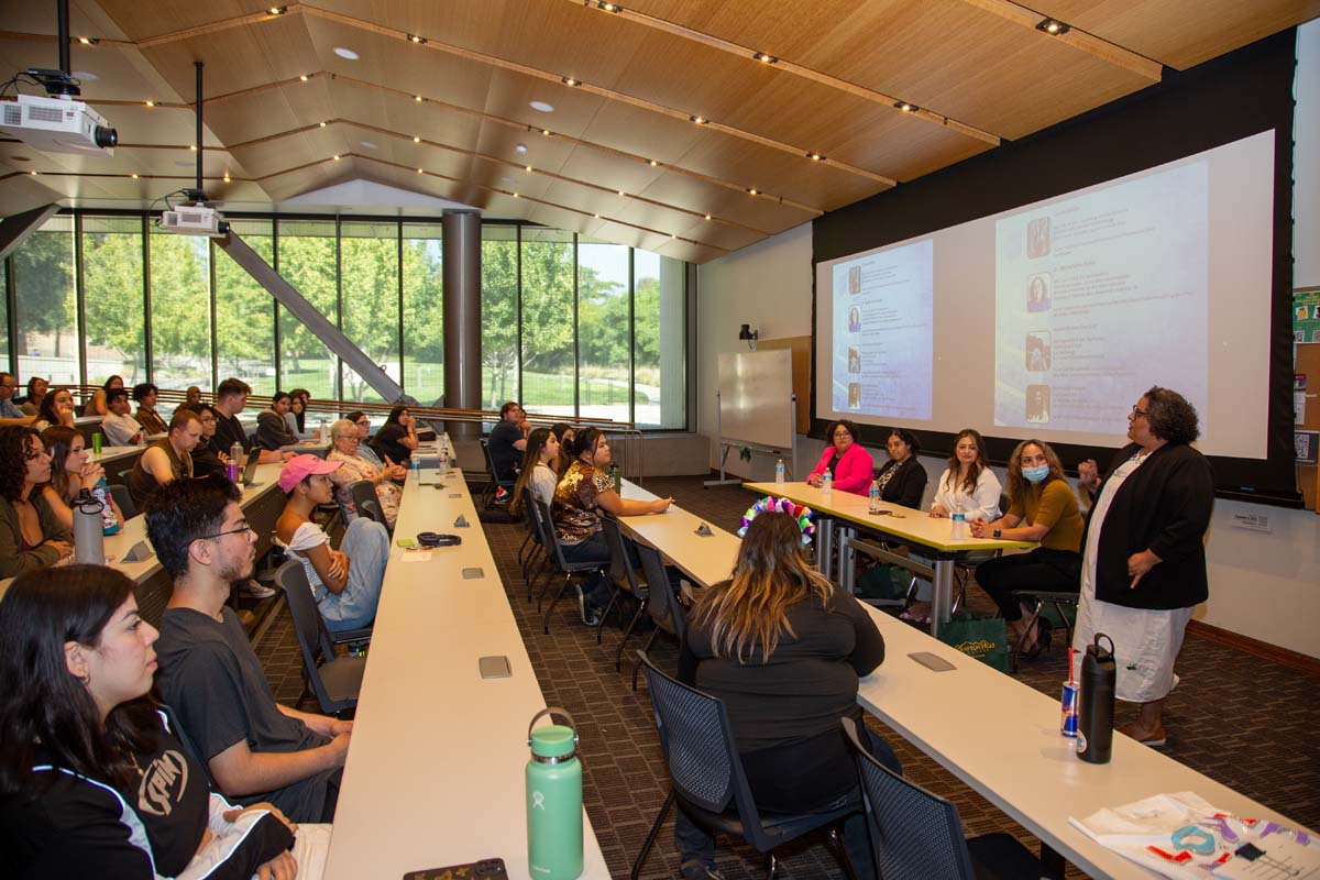 People at Hispanic Heritage Month Event
