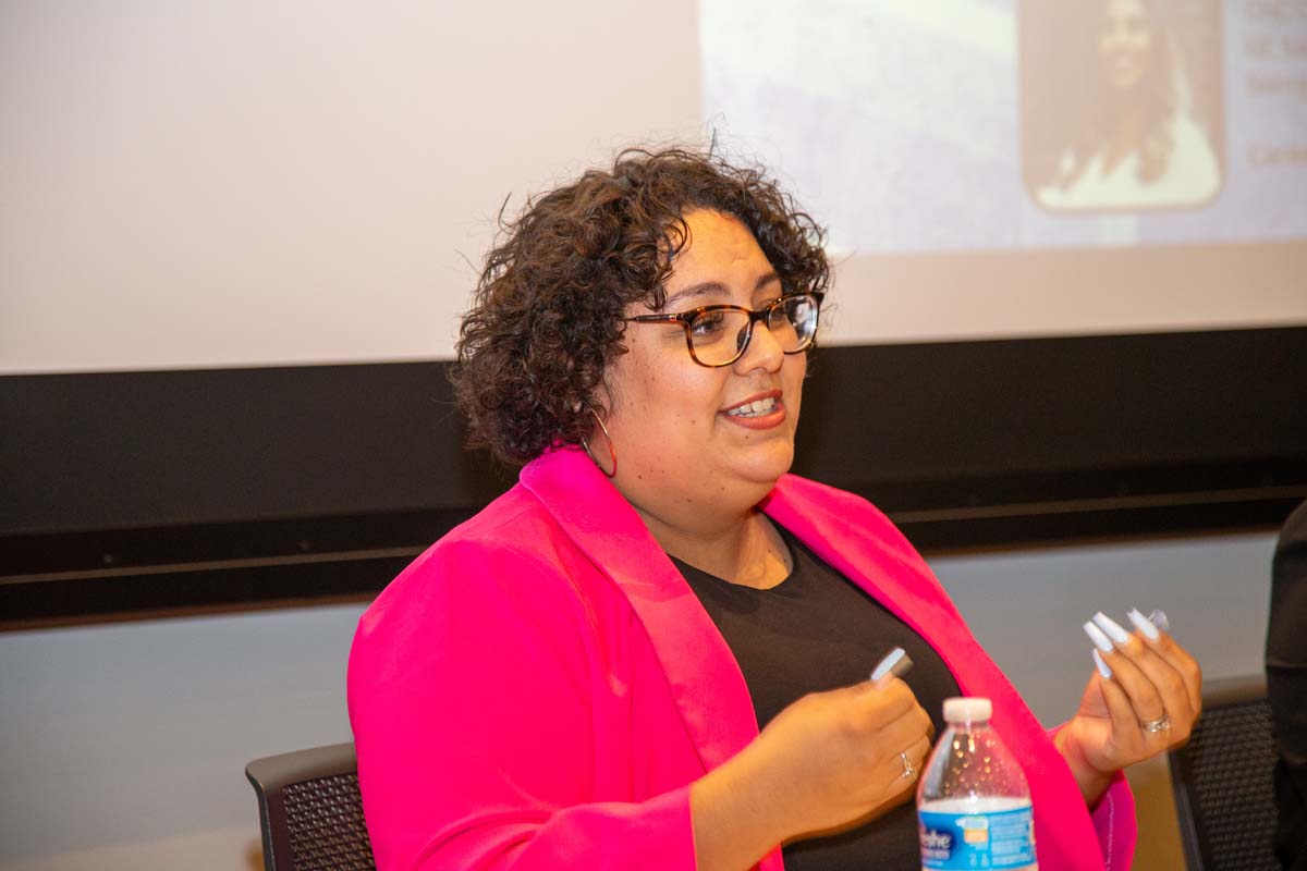 People at Hispanic Heritage Month Event