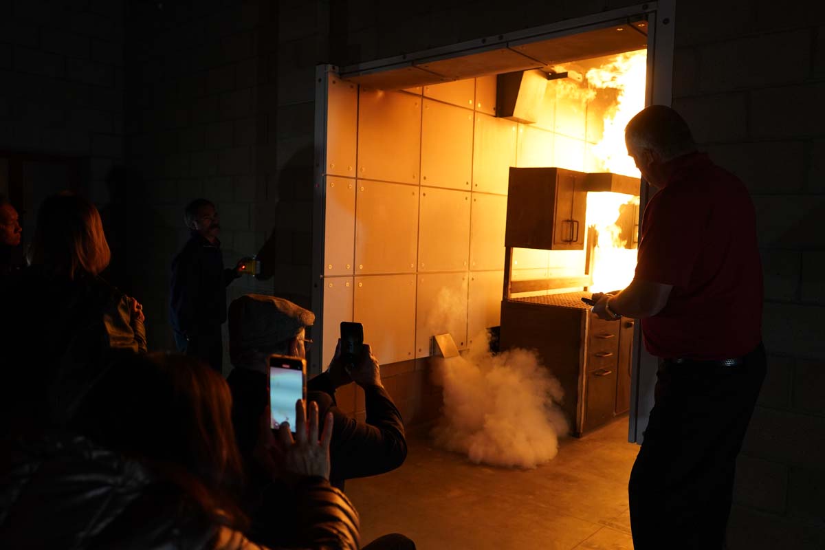 People enjoying the President's Circle Preview