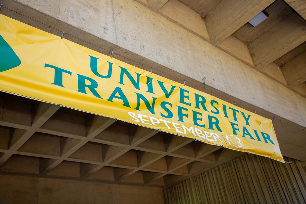 People enjoying the Transfer Fair