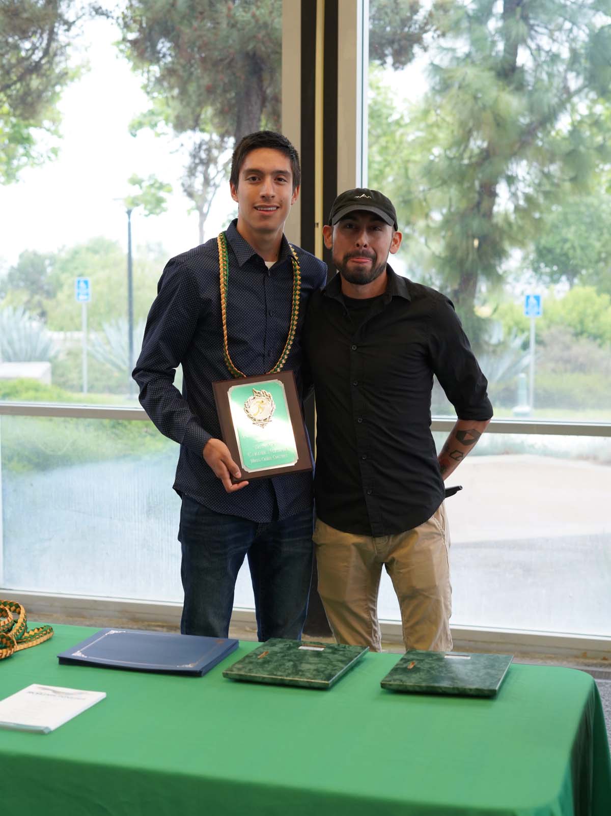 People enjoying the Athletics Banquet