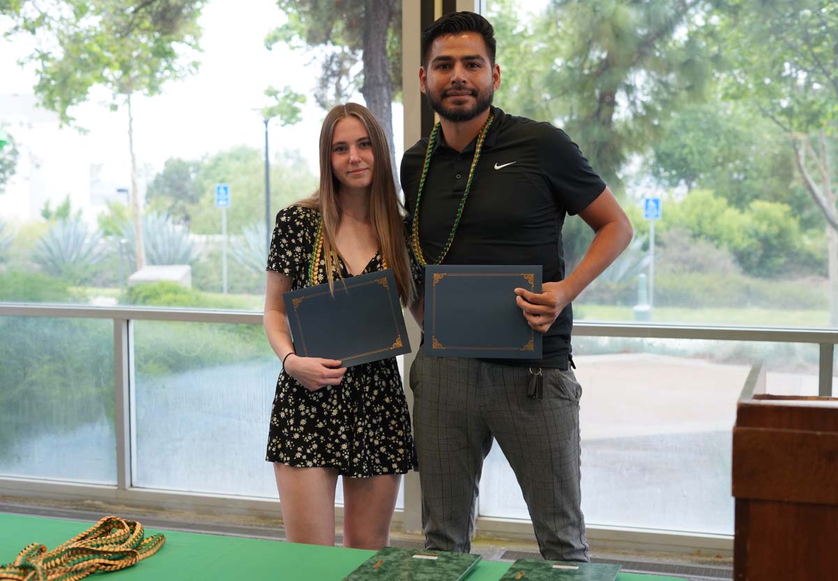 People enjoying the Athletics Banquet