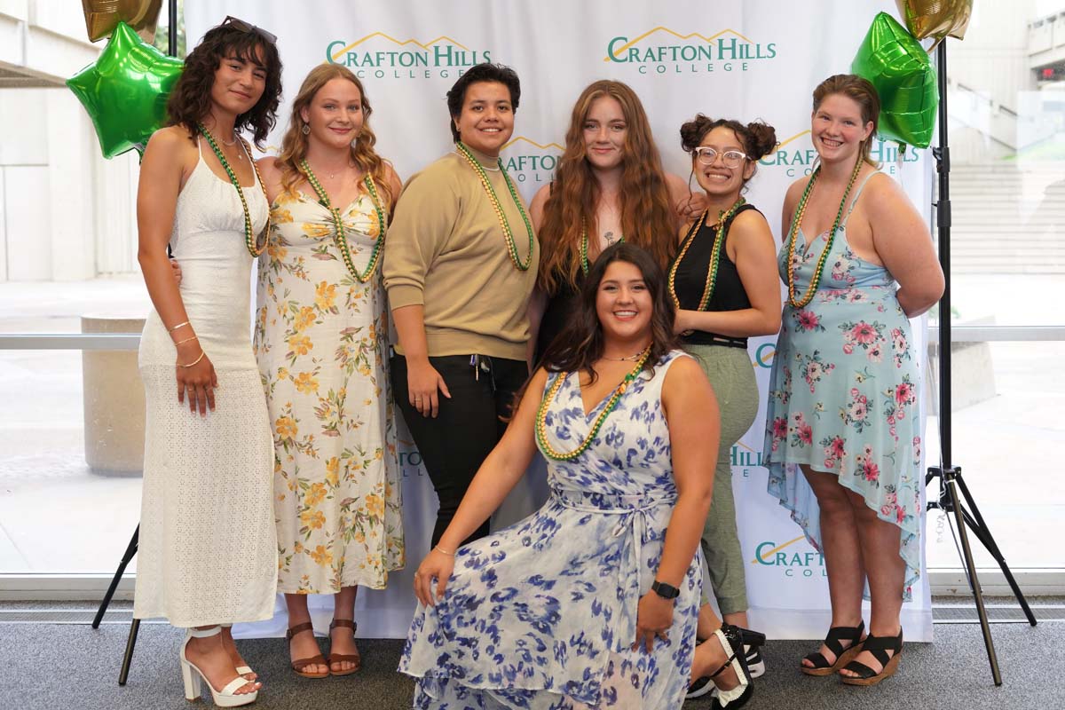 People enjoying the Athletics Banquet