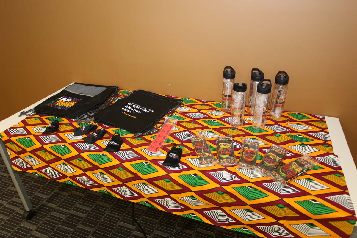 People enjoying the kick-off event