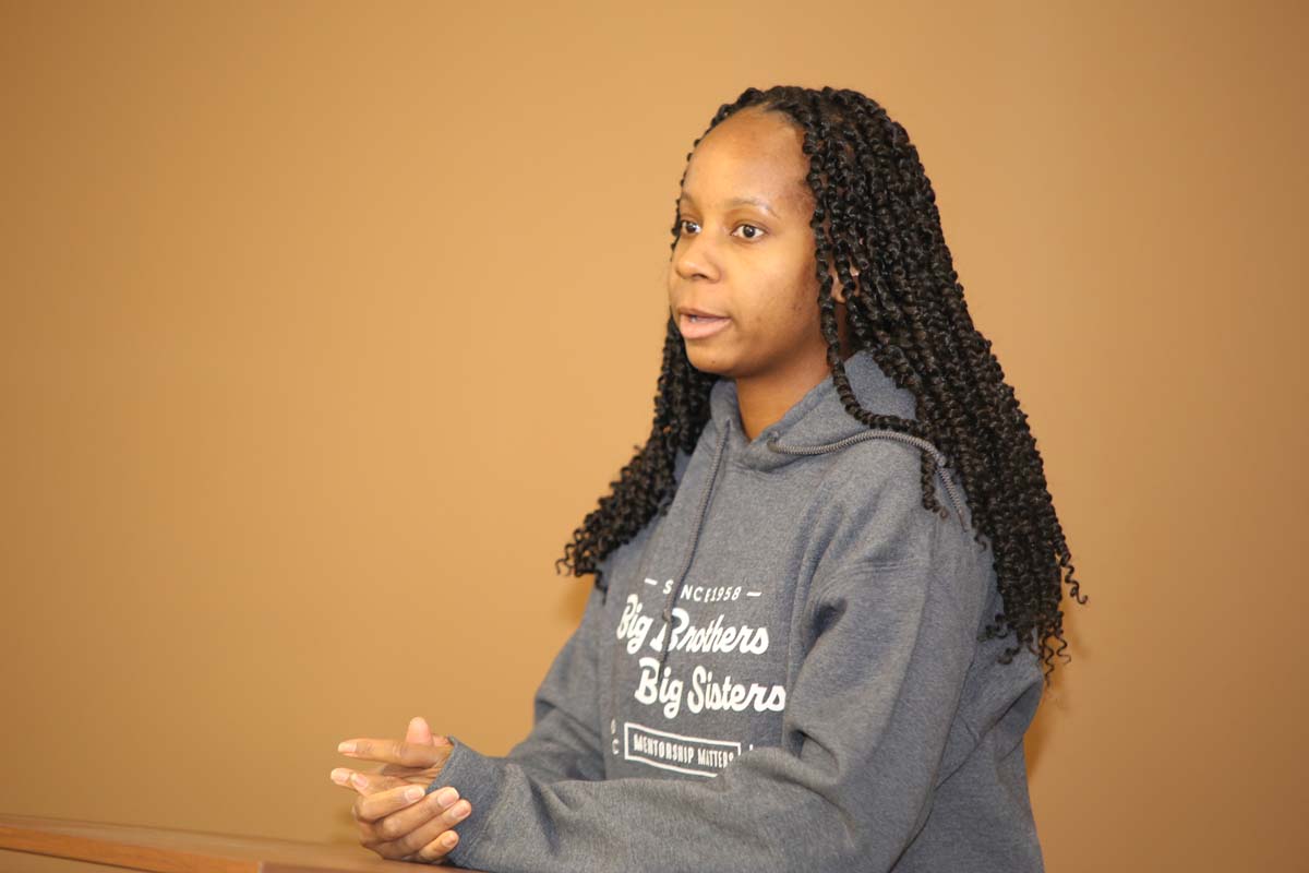 People enjoying the kick-off event