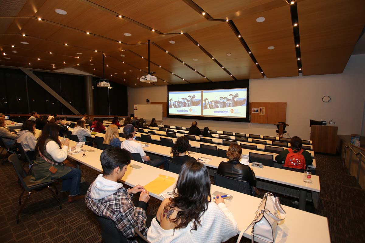 People at the Cash4College event