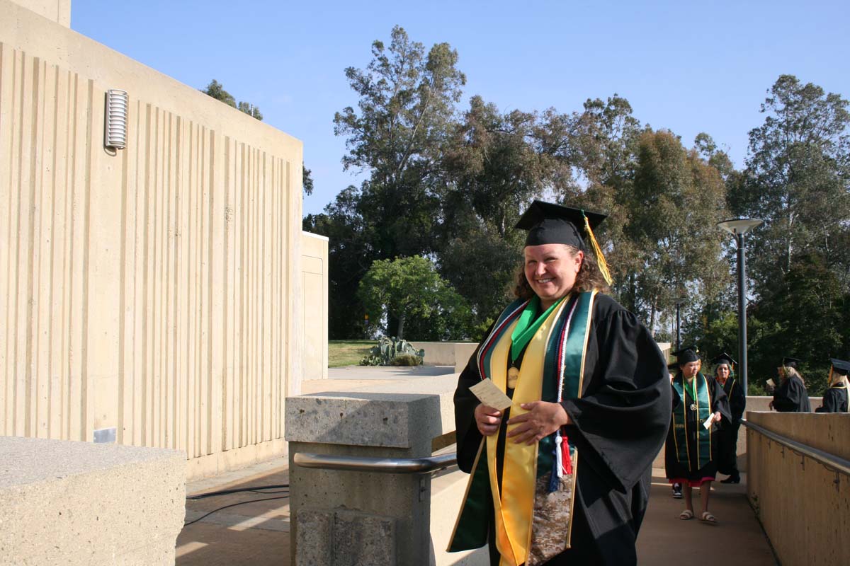 Graduates at Commencement