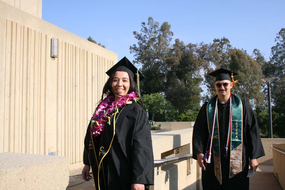 Graduates at Commencement