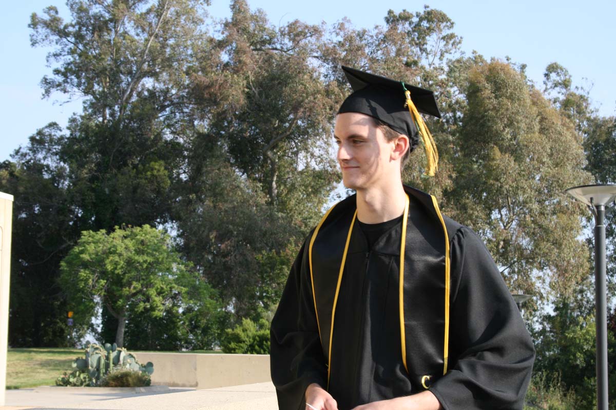 Graduates at Commencement