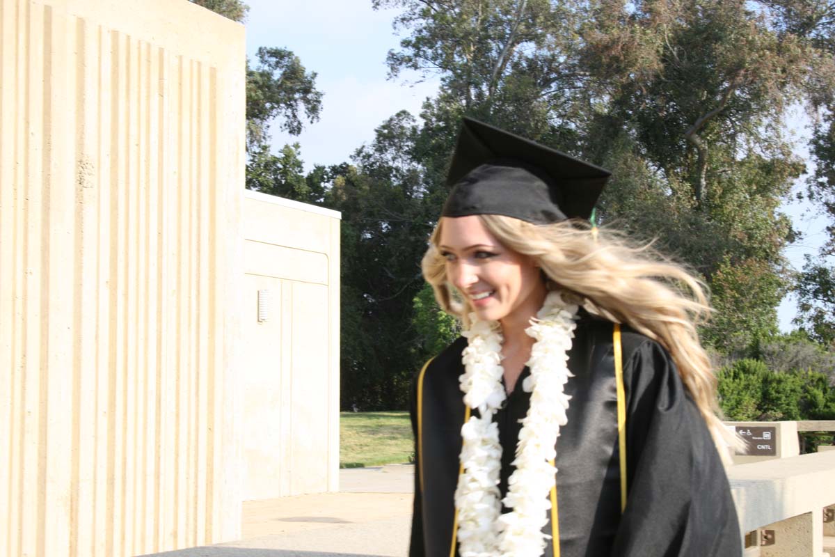 Graduates at Commencement