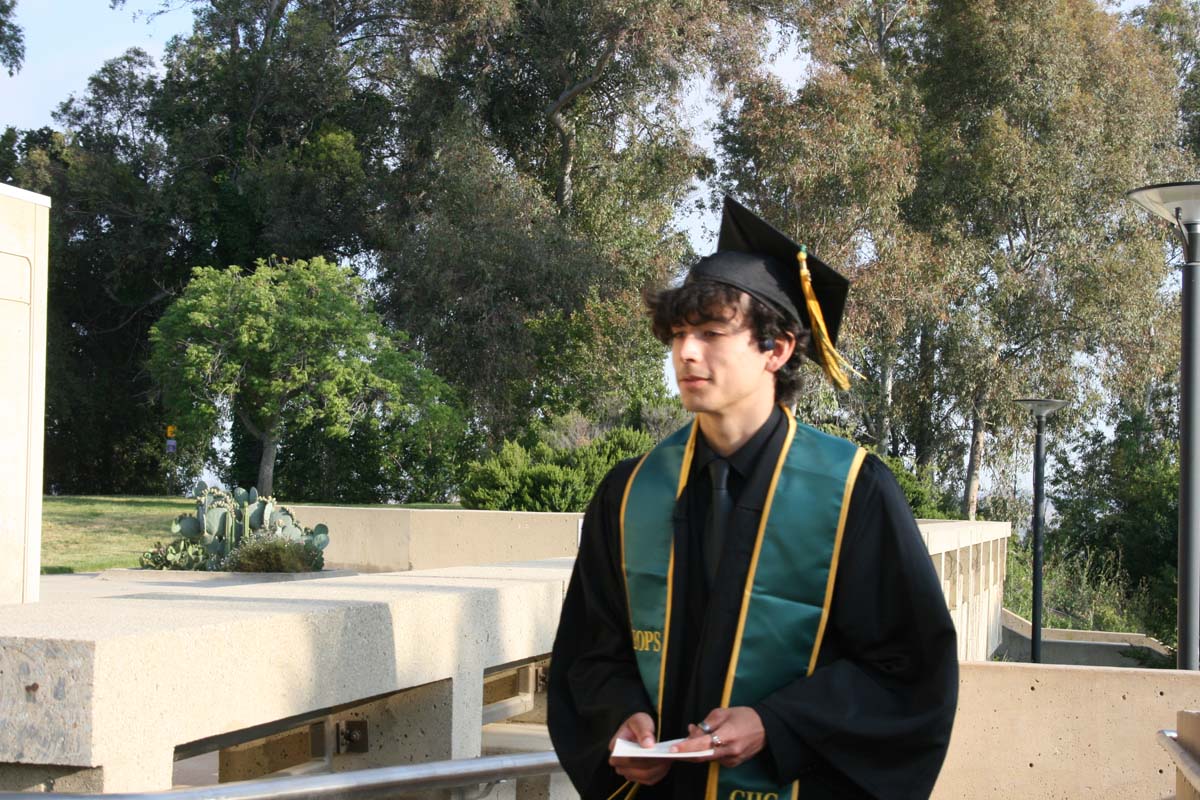 Graduates at Commencement