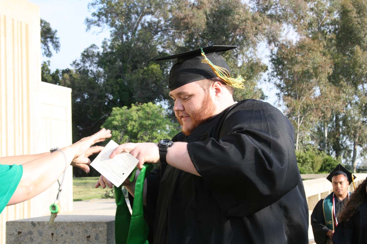 Graduates at Commencement