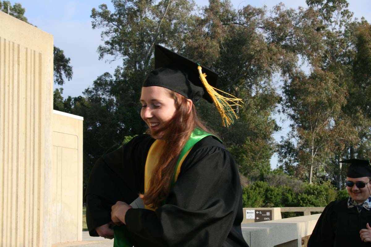 Graduates at Commencement