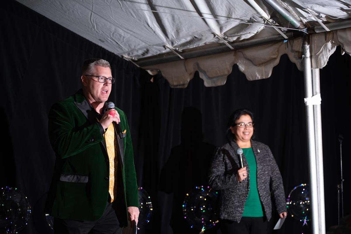 People enjoying the Crafton Night Out fundraiser