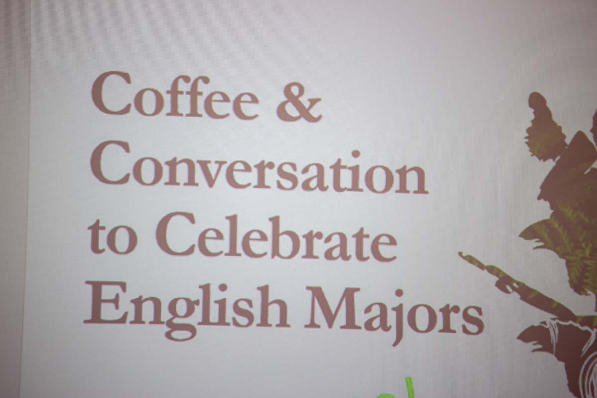 People enjoying the English Meet and Greet