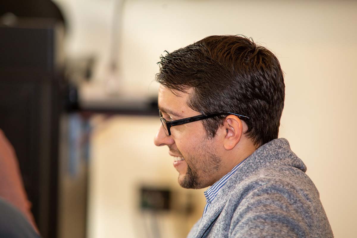 People enjoying the English Meet and Greet