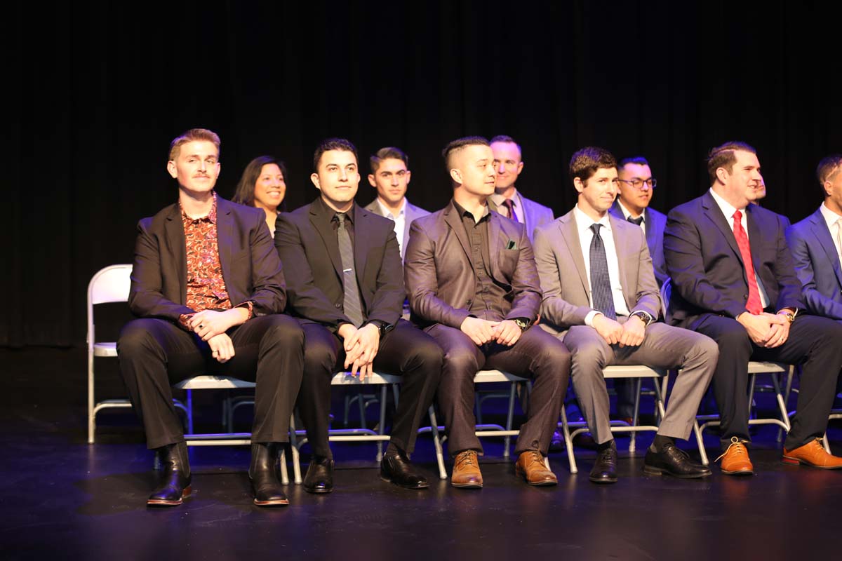 People attending the Paramedic Graduation