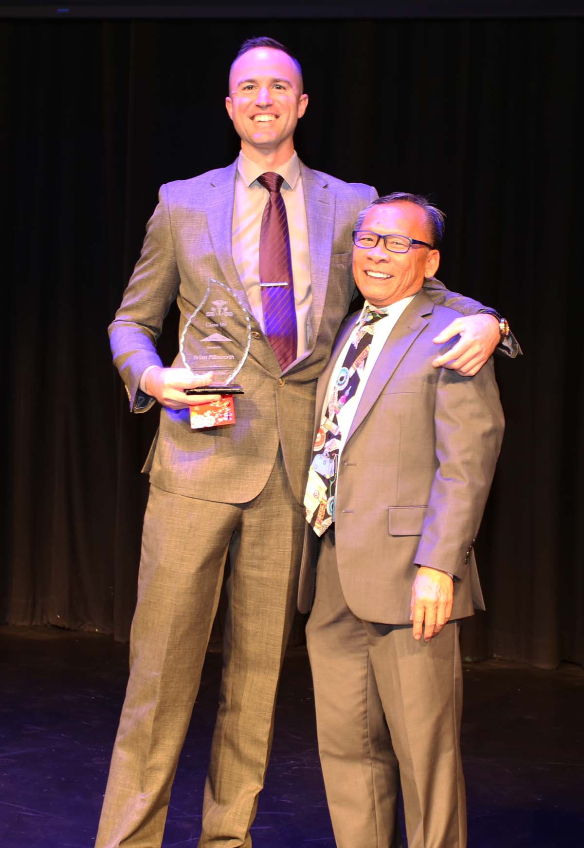 People attending the Paramedic Graduation