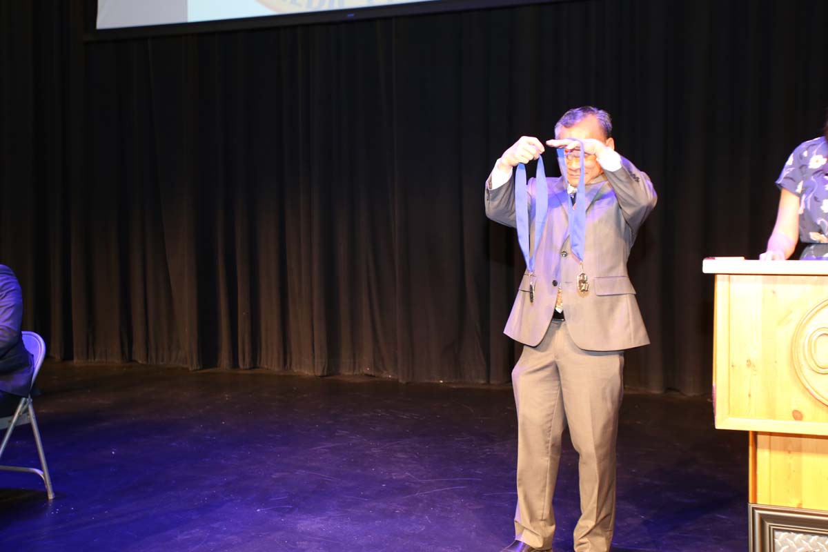 People attending the Paramedic Graduation