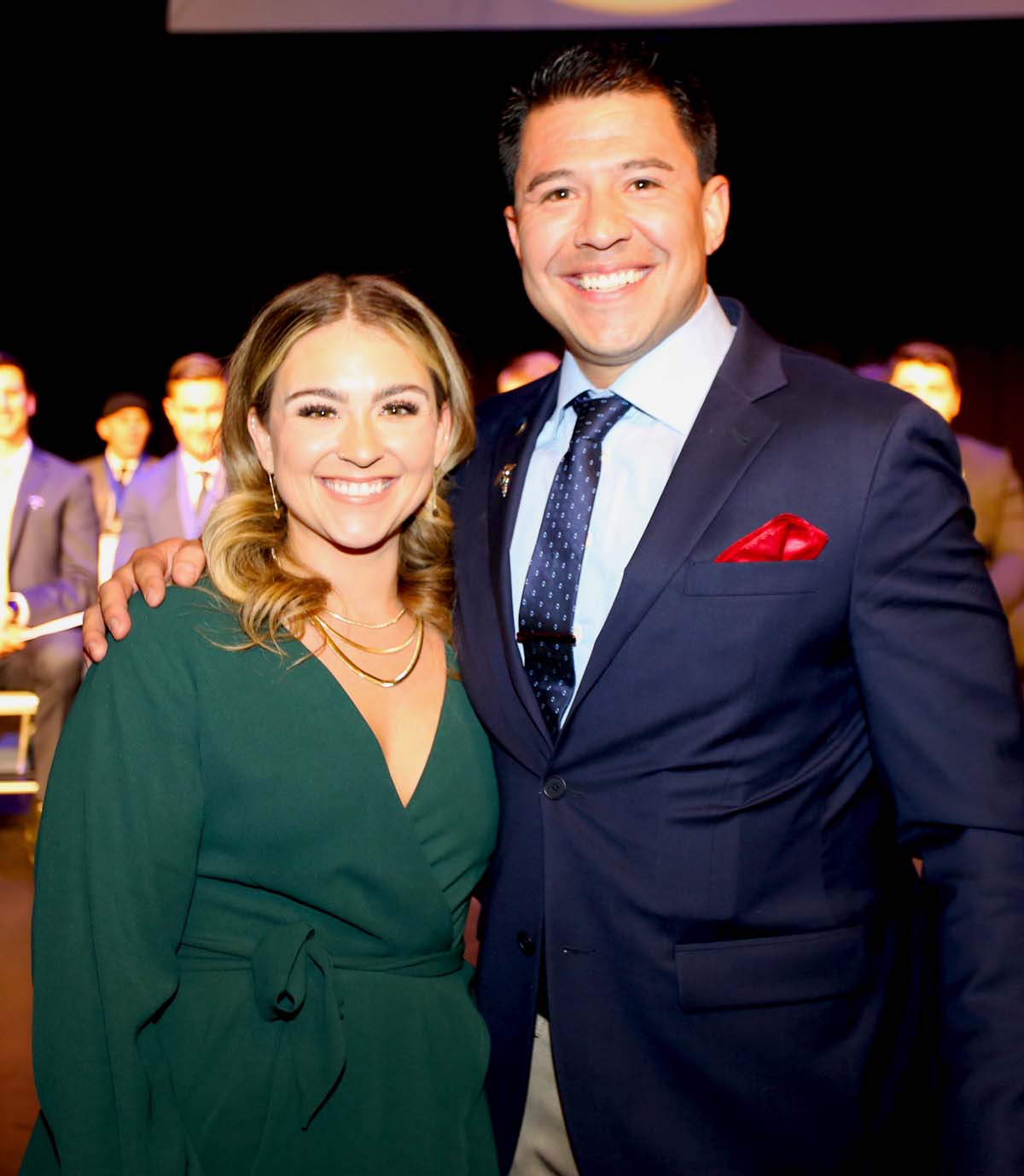 People enjoying the Paramedic Graduation