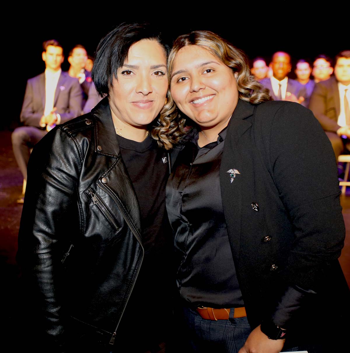 People enjoying the Paramedic Graduation