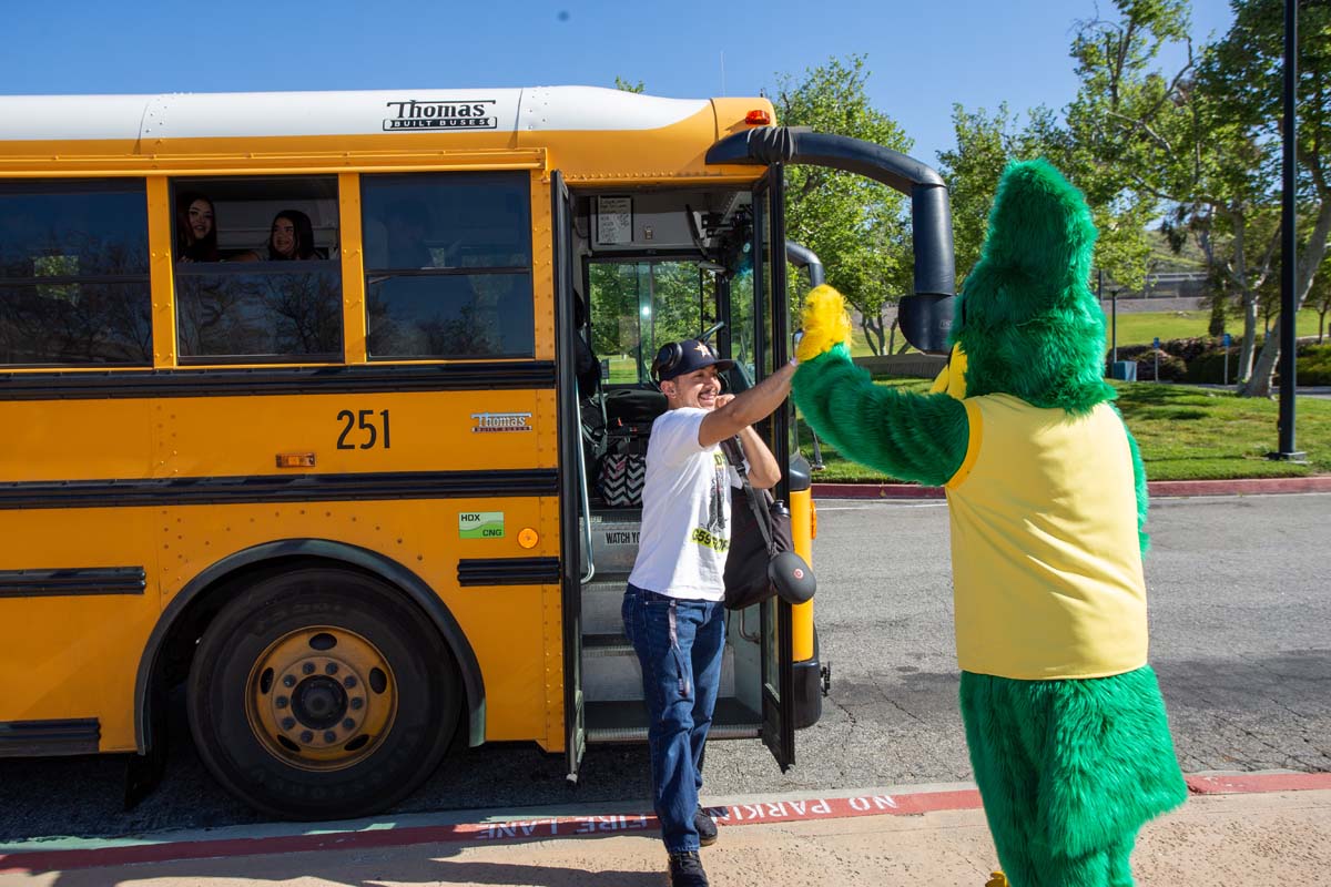 People enjoying Senior Day