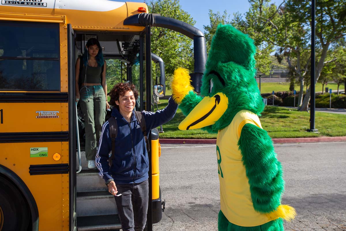 People enjoying Senior Day