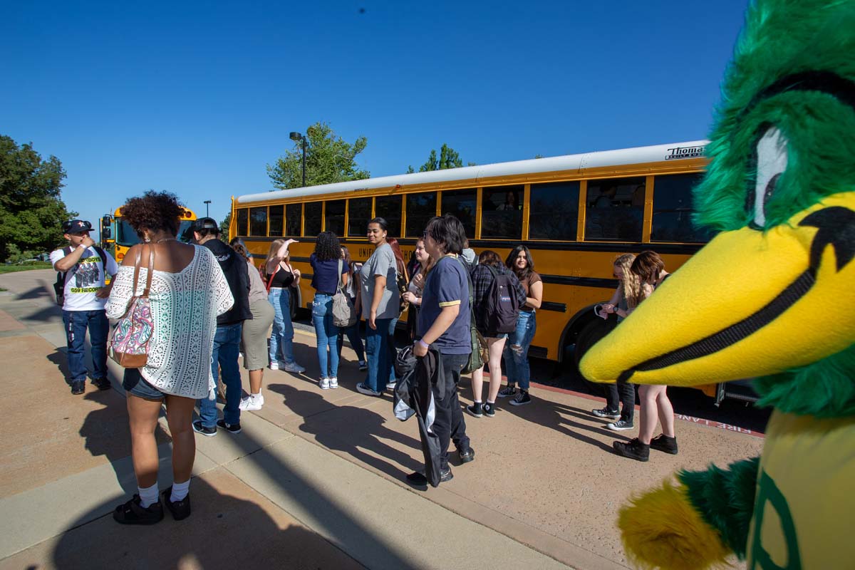People enjoying Senior Day
